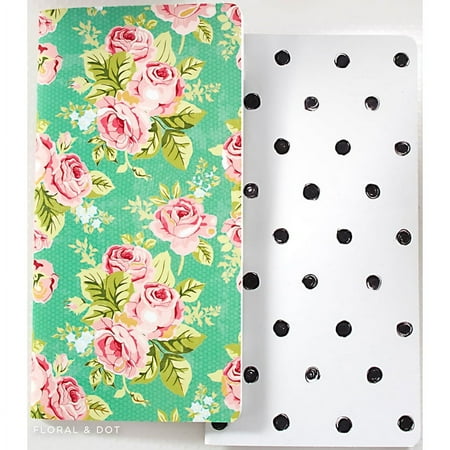 Color Crush Travelers' Notepad Set 2/Pkg-Floral & Dot, Pk 2, Webster's Pages