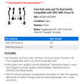 thumbnail image 2 of Front Ball Joint and Tie Rod End Kit - Compatible with 2002 GMC Envoy XL, 2 of 2