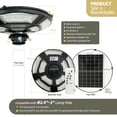 thumbnail image 4 of Luz de calle solar para exteriores Locontifni 4000W IP65 a prueba de agua, 4 of 9