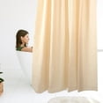 thumbnail image 3 of WHAMVOX  Waterproof Curtain for Shower Window Bathroom Curtains Beige, 3 of 8