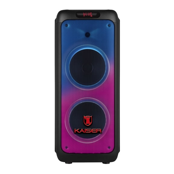 Bocina Profesional Bluetooth Kaiser MSA-2016 2 x 10 pulgadas 60 W RMS más Micrófono Alámbrico