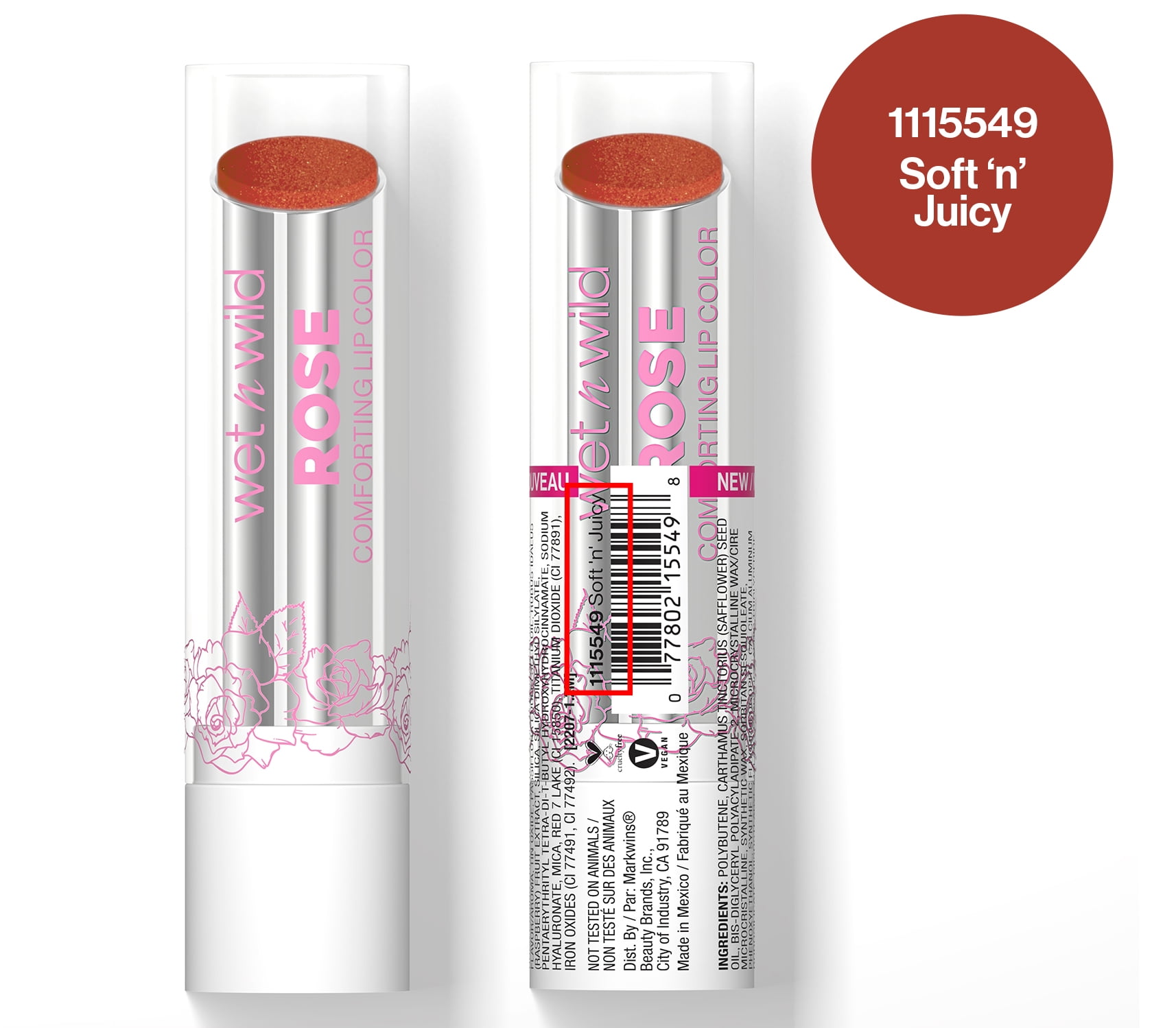 wet n wild Rose Comforting Lip Color - Biscotti Mommy - Walmart