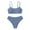 Light blue, variant on GYRATEDREAM Girl's 2 Piece Swimsuit Sport High Waist Teen Kids Bikini Set Bathing Suit Swimwear for 8-14 Years
