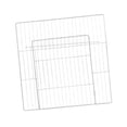 thumbnail image 2 of Parque de juegos para perros, corral de ejercicio de protección, suministros para mascotas de interior, barrera para animales pequeños Blanco, 2 of 9