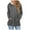 01 Dark Gray, variant on Sherpa Lined Hoodies for Women Warm Winter Fleece Split Side Long Sleeve Sweatshirts Casual Tunic Tops with Pocket