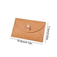 thumbnail image 3 of Rewenti Kraft Paper Envelopes with Daisys Closure Decorative Brown Envelopes for Greeting Cards Invitations and Letters, 3 of 6