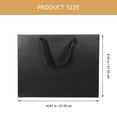 thumbnail image 3 of Black Paper Bag Birthday Gift Bags for Kids Shopping Lamination Water Proof 6 Pcs, 3 of 6