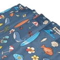 thumbnail image 3 of Yayeee Shower Curtain with Hooks 72"x72" Waterproof Fabric Bathroom Hanging Decor, Blue Beach Pattern, 3 of 5