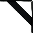 thumbnail image 4 of Ekena Millwork 2"W x 10"D x 10"H Traditional Steel Bracket, Powder Coated Black, 4 of 13