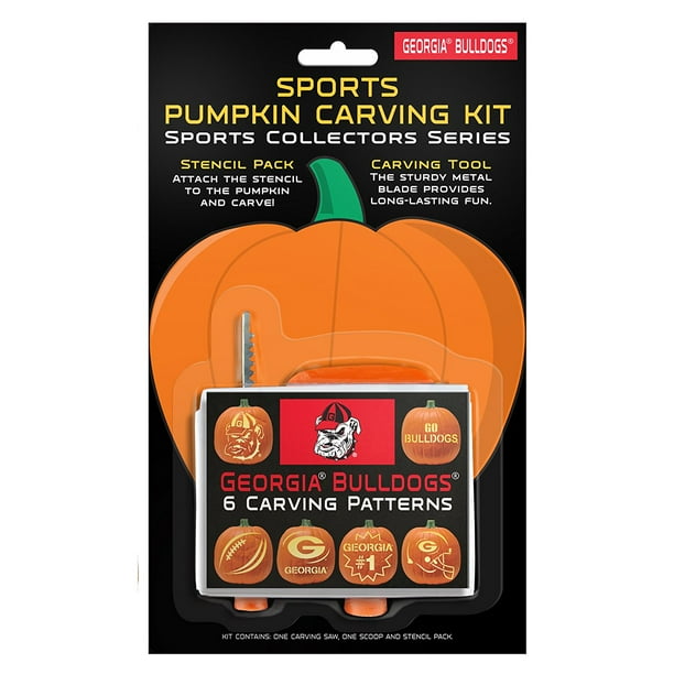 Ncaa Georgia Bulldogs Pumpkin Carving Kit Walmart Com Walmart Com