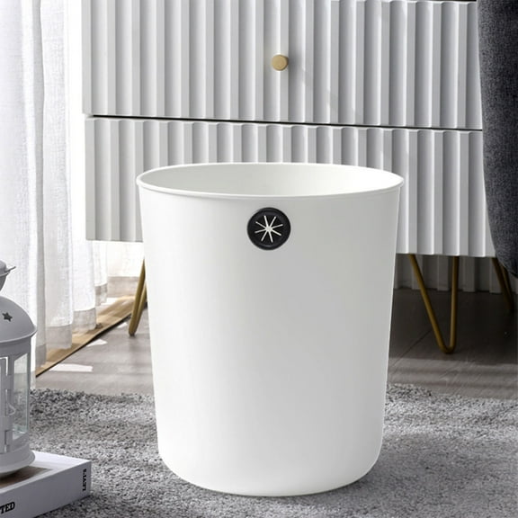 DcGZvy Clearance Bathroom Kitchen Trash Can Indoor Household Garbage Can Office 2024 Trash Bin Plastic Bedroom Waste Basket