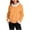 Orange, variant on Sexlip Women's Knitted Sweaters Plush Fur Trim Crew Neck Long Sleeve Ribbon Pullover Holiday Casual Dressy Fall Sweater Blue XXXL