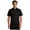 Black, variant on Mens Short Sleeve Chef Coat Solid Color Kitchen Cook Uniform Jacket Canteen Bakery Shirts Whie M