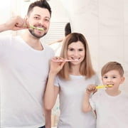 SUREE Gentle on Gums Toothbrush with Travel Case for Sensitive Teeth, Extra Soft, 4 Pack