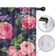 thumbnail image 4 of Blackout Kids Curtains,Pioneer Flower Floral Print Pattern Childrens Insulated Curtains Set Of 2,Bedroom Essentials,Toddler Room Decor 42"x84", 4 of 5