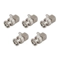 thumbnail image 1 of 5X BNC Male Plug Right Angle Crimp for RG58 RG400 RFC195 RF Coax Adapter Connector,Silver, 1 of 9