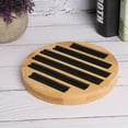 thumbnail image 3 of Rings Tray,Bamboo Round Rings Holder Ring Organizer Jewelry Display Achieve More, 3 of 8