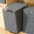 thumbnail image 2 of 1pc Clothes And Quilt Storage Bag, Large Capacity Thickened Fabric Storage Bag For Comforter, 2 of 5