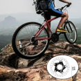 thumbnail image 3 of Disco de freno de disco de bicicleta de carretera de montaña Disco de freno hidráulico de carretera de montaña Bridas con tornillos de montaje (140 mm 160mm negro Baoblaze Bicicleta de freno de disco del rotor, 3 of 8
