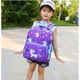 thumbnail image 4 of Mochila de viaje para niños pequeños en edad preescolar Mochila de dibujos animados lindo para jardín de infantes Mochila morada de unicornio para niños. Afortunado Sencillez, 4 of 5