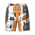 thumbnail image 5 of Rocae Funny Cats for Men's Swim Trunks Quick Dry With Two Side Pockets and One Lined Patch PocketSmall, 5 of 9