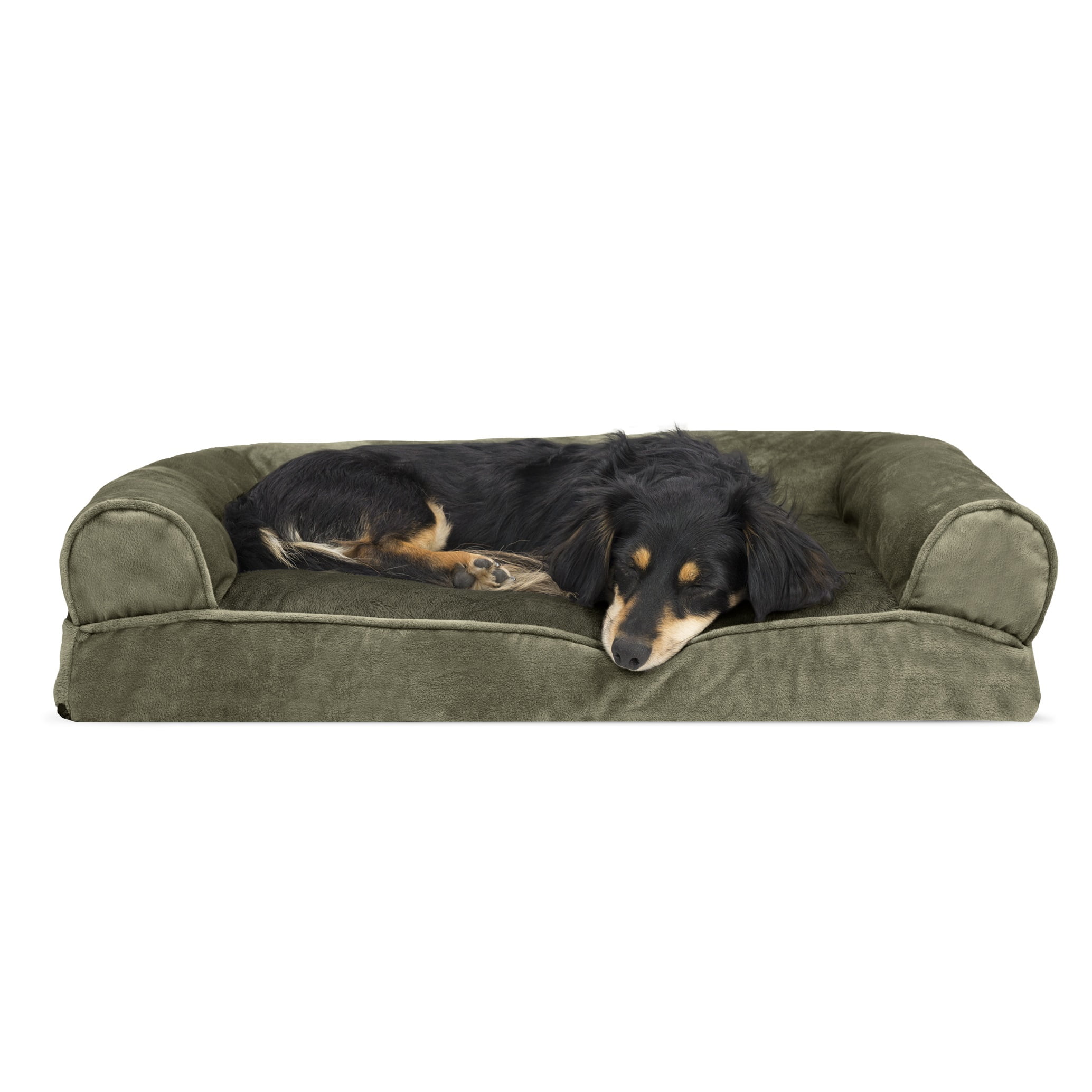 Available in Multiple Colors & Styles Orthopedic L Shaped Chaise Lounge Sofa-Style Living Room Corner Couch Pet Bed w/ Removable Cover for Dogs & Cats Furhaven Pet Dog Bed 