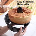 thumbnail image 5 of Ensemble de 2 Moules à Gâteau Ronds pour la Cuisson 8 Pouces et Moule à Gâteau Nourriture Angel 10 Pouces, 5 of 5