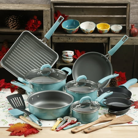 The Pioneer Woman 30pc Cookware Set - Red