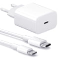 thumbnail image 2 of 20W Fast Charger with Cable, White, 3-Pack, Compatible with Apple iPhone, 2 of 3