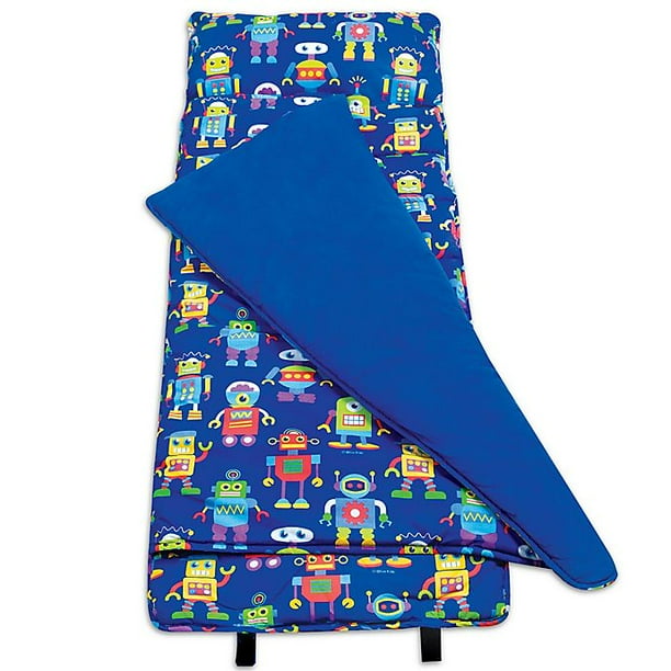 Wildkin Original Nap Mat with Pillow for Toddler Boys and Girls