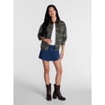 thumbnail image 2 of Madden NYC Women's Cotton Twill Bomber Jacket, Sizes XXS-XXL, 2 of 6