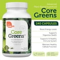 thumbnail image 3 of Zahler Core Greens Superfood Capsules - Superfoods Nutrition Supplement - Super Green Whole Food Vegetable, Fruits & VItamins - Kosher Antioxidant Rich Super Greens with Spirulina, Chlorophyll (240), 3 of 7