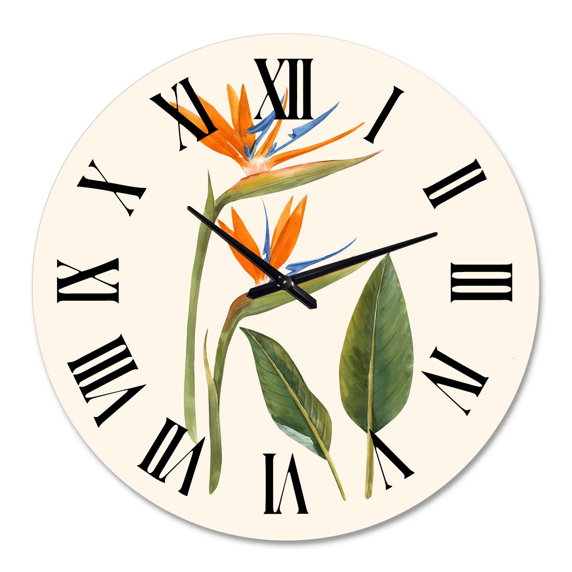 Designart 1 in Quartz Traditional Wall Clock