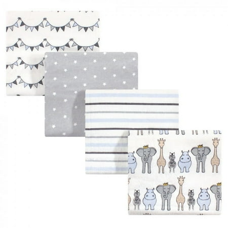 UPC: 0660168592603 | Hudson Baby Infant Boy Cotton Flannel Receiving Blankets  Royal Safari  One Size