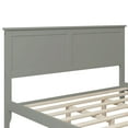 thumbnail image 3 of CCBUY Queen Bed Frame with Wood Headboard, Modern Platform Bed Frame Queen Size, No Box Spring Needed, Easy Assembly,Gray, 3 of 7