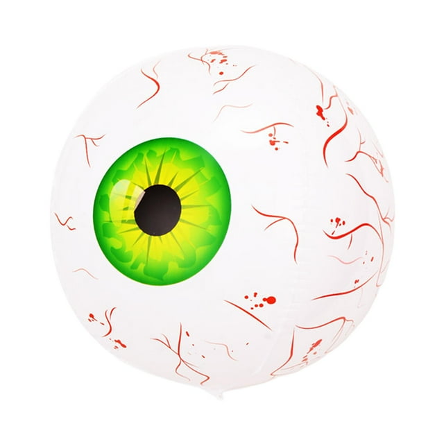 Globo de ojo de fiesta Globo de ojo inyectado en sangre Globos de ojos aterradores Accesorios de globo aterrador para Verde