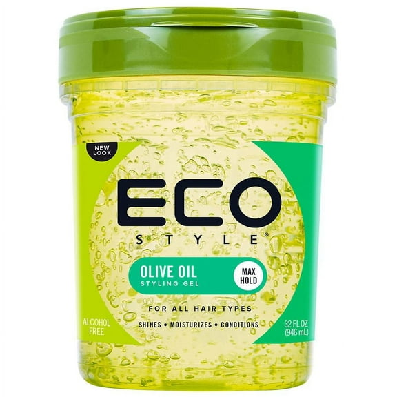 Eco Natural Olive Oil Styling Gel 32.0 fl oz Pack of 2