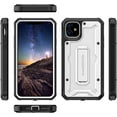 thumbnail image 2 of ArmadilloTek Vanguard Case Compatible with iPhone 11 (6.1 inches) Military Grade Full-Body Rugged with Kickstand and Built-in Screen Protector - White, 2 of 4