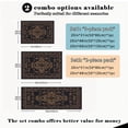 thumbnail image 3 of Floral Kitchen Rugs Sets of 3, Non Slip Kitchen Rugs and Mats Washable Farmhouse Kitchen Rugs Floral Kitchen Floor Mat Carpet Runner Rugs for Hallway Laundry Room, 3 of 12