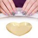 thumbnail image 5 of Placa Nail Art Display Board Acero Inoxidable Forma De Corazón Cosmético Maquillaje Manicura Consejos Paleta De Mezcla De Colores, 5 of 7