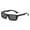 Black, variant on Women's Sunglasses Plastic Trendy Classic Square 70S 80S 90S Vintage Shades Double Bridge Aviators Red One Size