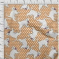 thumbnail image 4 of oneOone Rayon Light Peach Fabric Kawai Craft Projects Decor Fabric Printed By The Yard 56 Inch Wide, 4 of 5