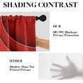 thumbnail image 6 of 36 Kitchen Curtains Abstract Black White and Red Window Curtains and Valances Set of 3 Modern Art Background Short Tier Curtain Vintage Small Kitchen Decor, 6 of 6