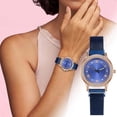 thumbnail image 1 of WIFKLSIIPG Ladies' Fashion Watch Stainless Steel Mesh Strap Watch Elegant Ladies' Precise Second Hand Timing, 1 of 5