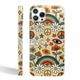 thumbnail image 1 of Tobelint Case for iPhone 14 Pro,Retro Flower Mushroom Pattern Case with Side Print,Slim Bumper Full Cover, 1 of 5