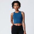 thumbnail image 1 of Chaleco de yoga de verano para mujer, sujetador deportivo con espalda en V y escote en V, top deportivo para correr y fitness, 1 of 6