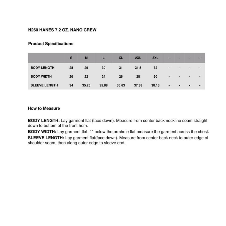 Hanes n260 shop