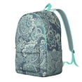 thumbnail image 2 of Paisley Lightweight Boho Backpack - College Ready Bookbag with Tech Organization, Easy Carry Design, Ideal Gift for Commuters, 2 of 5