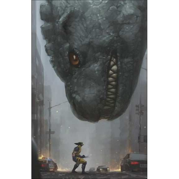 Godzilla Destroys the Marvel Universe #3F VF ; Marvel Comic Book