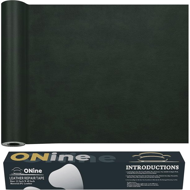 Parche de reparación de cuero, cinta de reparación de cuero, parche de reparación de cuero de 3 x 60 pulgadas para muebles, kit de reparación de vinilo, parche de cuero para sofás, muebles, asientos d